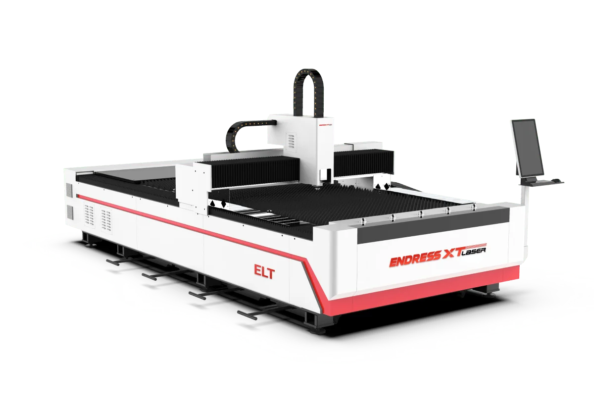 Professionelle CNC-Lasermaschine zum Blechschneiden mit einer Genauigkeit von ±0,03 mm und einer Leistung von 1500–4000 W, Arbeitsfläche 1530 x 3050 mm / ELT-H1530